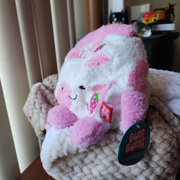 NWT BumBumz Strawberry Milk Plush - Picture 2 of 3
